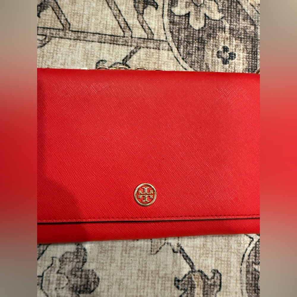 Tory Burch Robinson Chain Wallet purse - Picture 5 of 8